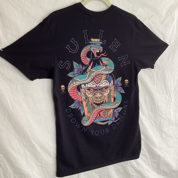 Sullen drown your demons premium short sleeve t shirt - Picture 1 of 9